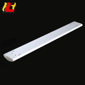 2X18W 20W Đôi Đèn IP65 Chống Bụi Tri Bằng Chứng Tinh Khiết <span class=keywords><strong>T5</strong></span> T8 LED Ống Kính Lưới Tản Nhiệt Trần Huỳnh Quang Ánh Sáng Lịch Thi Đấu - Product Image 3