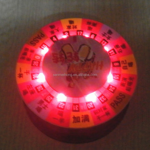 Bon prix brillant dans le noir électronique 32 "roue de <span class=keywords><strong>roulette</strong></span> à boire <span class=keywords><strong>jouet</strong></span> de roue folle - Product Image 6