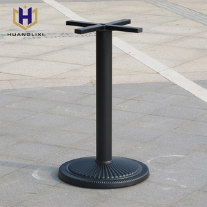 Metal mesa muebles pierna servicio personalizado al aire libre Mesa Redonda base para jardín - Product Image 2