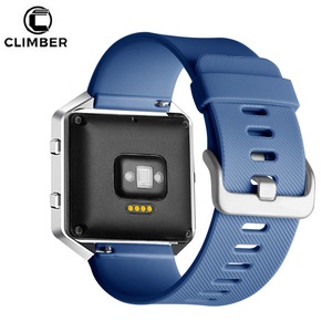 2018 Venta caliente liberación rápida suave caucho reemplazo correa de reloj para Fitbit Blaze Band pulsera de silicona - Product Image 1