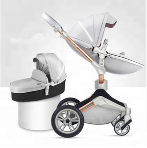 Cochecito de bebé barato de cuero de lujo, gran oferta, Alibaba - Product Image 2