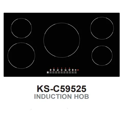 Dokunmatik kontrol 5 brülör dahili indüksiyon ocak KS-C59525