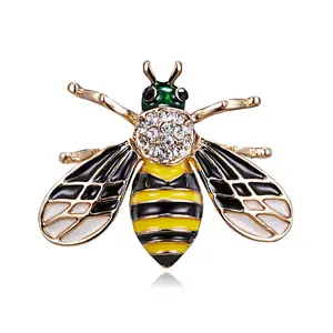 Exquisite Insect Brooch Jewelry Enamel Alloy Bee Pin Brooches