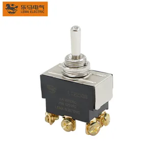LT2230B good quality cheaper 6pin waterproof 3-way reset toggle switch ON-OFF-ON momentary switch