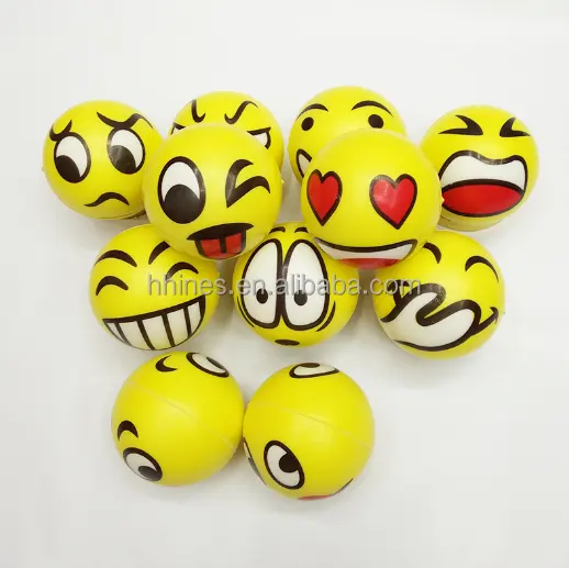 Promotional children toy Customized logo squeeze PU stress anti stress foam ball