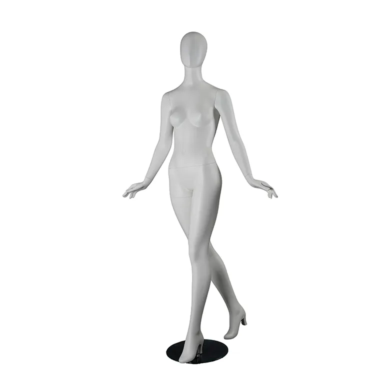 178cm height petite female glossy fitting lingerie display retail store window mannequins abstract full figure