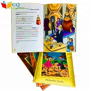 Servicios de Impresión de Libros Infantiles Personalizados Más Vendidos, Encuadernación Cosida de Tapa Dura, Papel Offset de Cartón, Libro de Cuentos en Inglés - Product Image 3