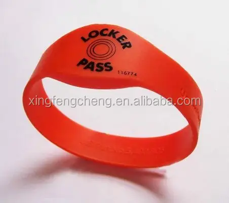 High quality RFID Wristbands Logo customized Silicone material RFID high-quality eco-friendly short lead time