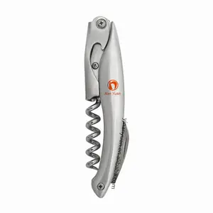 Top người bán Sommelier nhôm rượu vang bồi bàn corkscrew với Foil Cutter