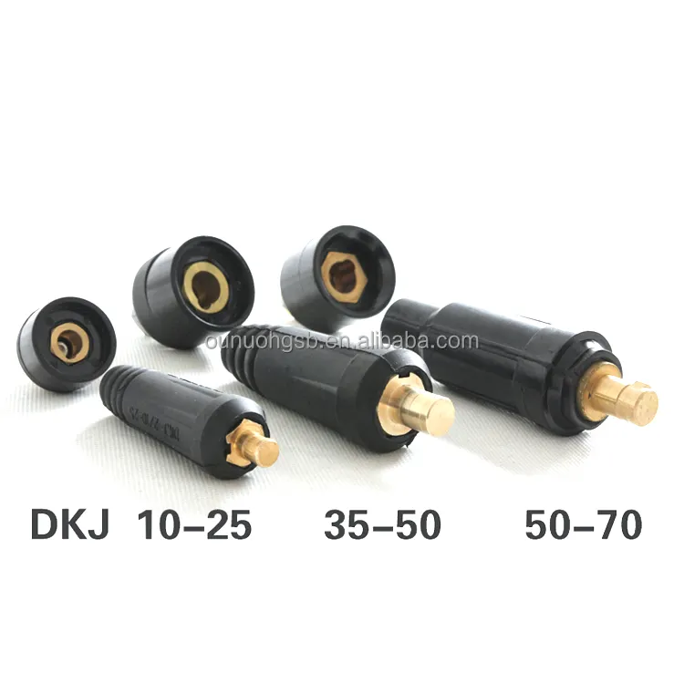 Внутренний разъем DJK 10-25 25-35 35-50 для кабеля, штепсельная Вилка для сварочного аппарата
