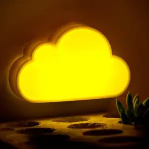 Cute Cloud Shape <strong>LED</strong> Wall <strong>Plug</strong> <strong>in</strong> Night <strong>Light</strong> Great for Baby Nursing - Product Image 1