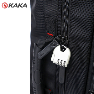Kaká personalizado impermeable moda al aire libre del viaje del equipaje portátil bolsas mochila hombres con cremallera armario - Product Image 5