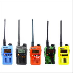 Baofeng-Mini walkie talkie UV-3R de largo alcance, banda Dual UHF VHF, Radio bidireccional práctica con pantalla Lcd - Product Image 2