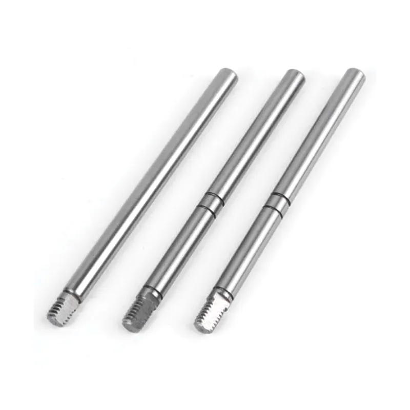 Long knurled grooved tube drive shafts Linear Rod Rail Shaft aluminum transmission axle hollow spline shaft