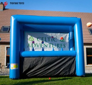 Arquearia inflável jogo inflável galeria de tiro