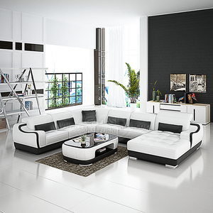 Juego de <span class=keywords><strong>Muebles</strong></span> de Sala de Estar en Forma de U, Estilo Europeo, para Uso Doméstico, Gran Venta - Product Image 3