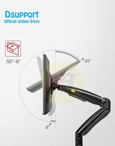Soporte <span class=keywords><strong>de</strong></span> Monitor <span class=keywords><strong>de</strong></span> Aleación <span class=keywords><strong>de</strong></span> Aluminio F100A con Resorte <span class=keywords><strong>de</strong></span> Gas, para Pantallas <span class=keywords><strong>de</strong></span> 22-35 Pulgadas, Rotación <span class=keywords><strong>de</strong></span> 360°, Inclinación, Giro, Montaje <span class=keywords><strong>de</strong></span> Escritorio, Dos Puertos USB, Negro - Product Image 2