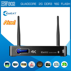 El más reciente 2014 quad core 4k 4.4 <span class=keywords><strong>kikat</strong></span> amlogic s802 tv caja miracast/airplay full hd 1080p android tv box - Product Image 1