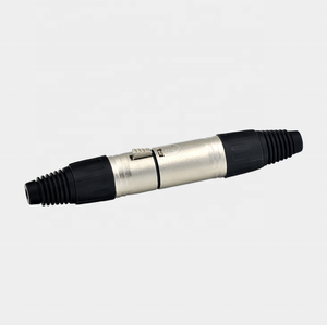 Nouveau design 2026, connecteur XLR <span class=keywords><strong>multipaire</strong></span> 5P à angle droit, 3 et 5 broches, haute stabilité mécanique, contact en cuivre fileté, support OEM, noir et argent - Product Image 2