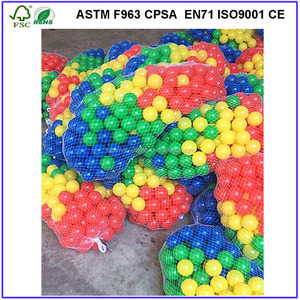 Venta al por mayor <span class=keywords><strong>a</strong></span> granel 5,5 cm bolas de plástico transparente bolas Pit PU estilo de juguete de baño para piscinas de bolas - Product Image 4