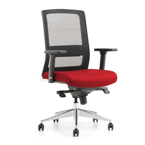 Grosir Murah Furnitur Kantor Manajer Jaring Modern Yang Dapat Disesuaikan Kursi Staf Ergonomis Mewah Bagian Tengah Belakang - Product Image 2