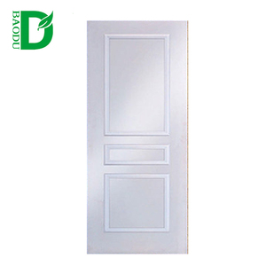 Puerta de chapa de diseño de puerta moldeada HDF, barata, puerta interior precolgada - Product Image 6