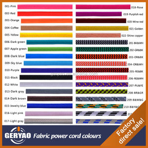 USA Canada Loại Dệt Vải Dây Điện Với E26 Đèn Ổ Cắm Bông Bện Cáp Với E26 Ánh Sáng Chủ - Product Image 4