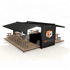 ISO Chứng Nhận Sinh Thái Tiết Kiệm Đặt Di Chuyển Pop Up Container Nhà Với Giá Nhà Máy Thủy Lực Hệ Thống Mở Cho Cuốn Sách Cửa Hàng, Thanh Bia - Product Image 1