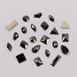 Strass in Ematite Jet 3230 di Tutte le Dimensioni, Alta Qualità, Pietre di <span class=keywords><strong>Vetro</strong></span> da Cucire per Decorazione Abiti - Product Image 4