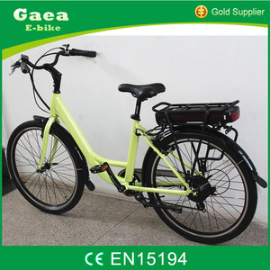 Mujeres retro bicicleta eléctrica con asiento de bebé 36 v batería de iones de litio para bicicleta motorizada - Product Image 2