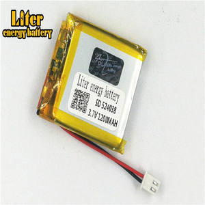 Plugue <span class=keywords><strong>2</strong></span>.5-<span class=keywords><strong>2</strong></span> P <span class=keywords><strong>3</strong></span>.7 524038 mah 1200 V Recarregável lipo bateria solar bateria de lítio polímero de iões de lítio com PCM - Product Image 1