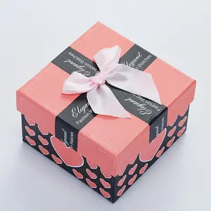 Оптовая продажа подарочных коробок Чехол для браслет ювелирные изделия Кольцо Серьги бумажная коробка для часов