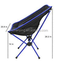 Pliage Léger En Aluminium camping en plein air chaise