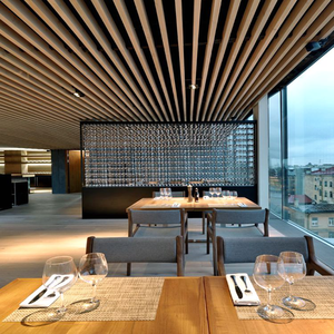 Panneau décoratif en plastique pour plafond, panneau creux en PVC, revêtement mural extérieur, écologique, WPC - Product Image 1