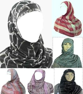 European Style Animal Pattern Muslim Viscose <b>Pashmina</b> Hijab Shawl Smooth Woven Long Spring <b>Scarf</b> Adults' Popular Low Price - Product Image 3