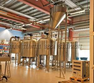 Machine de brassage de bière artisanale chauffée à la vapeur clé en main à vendre - Product Image 4