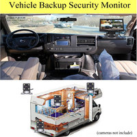 12V-24V 800 * 480HD 7 "TFT LCD à Quadruple Moniteur pour le Camion Automatique DE Surveillance De VIDÉOSURVEILLANCE 4 Canaux RCA Entrées Vidéo