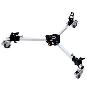 Trípode de Cámara Plegable Universal de Aluminio <span class=keywords><strong>Dolly</strong></span> Pro de 3 Ruedas - Product Image 1
