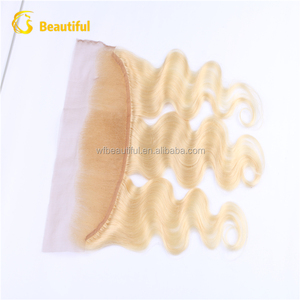 Barato al por mayor brasileña onda del cuerpo del pelo que teje 613 color llena del cordón del pelo de cierre - Product Image 2