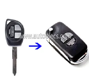 Casing Kunci Remote Modifikasi Suzuki Swift SX4, Casing Kunci Remote Lipat Flip 2 Tombol