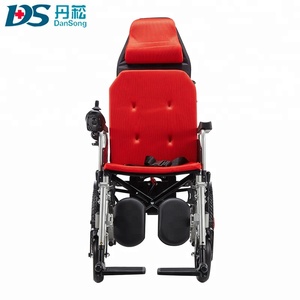 Silla de ruedas eléctrica plegable, ligera, reclinable, personalizada - Product Image 2
