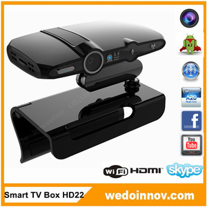 Skype set top box hd22 smart box <span class=keywords><strong>tv</strong></span> 1gb ram. 8gb rom construit en appareil photo 5.0 dual core smart <span class=keywords><strong>tv</strong></span> box - Product Image 1