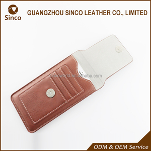Metalen gesp mobiele telefoon holster lederen riemclip 6 inch mobiele telefoon case holster - Product Image 4