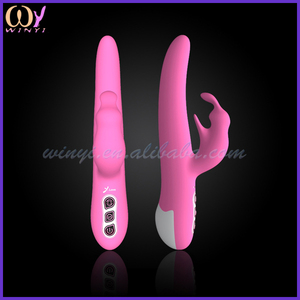 2014 <span class=keywords><strong>el</strong></span> más nuevo estilo de conejo vibrador del sexo del juguete artificial del pene para para mujer de color rosa - Product Image 1