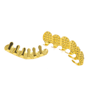 Grillz — haut et bas de dents en or, <span class=keywords><strong>strass</strong></span> glacé, scintillant, Hiphop - Product Image 3
