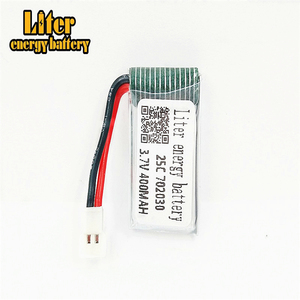 3,7 v 20C 400 mah ionen batterie 702030 lithium-polymer-batterie mit PCB für RC batterie - Product Image 5