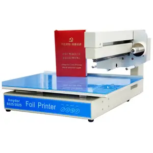 Individuation Digital Hot stamping Foil printing machine for License plate PVC card
