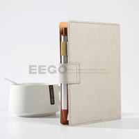Organiseur de poche Eco Journal, agenda relié, agenda en cuir, impression personnalisée, carnet A6 avec boucle pour stylo
