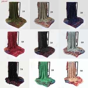 Hiyab cuadrado grande y bufandas abrigo turco <span class=keywords><strong>hijab</strong></span> moda caliente árabe bufandas dubai - Product Image 6