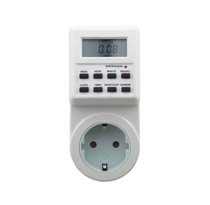 Enchufe de Alemania, temporizador Digital, enchufe para electrodomésticos eléctricos - Product Image 4